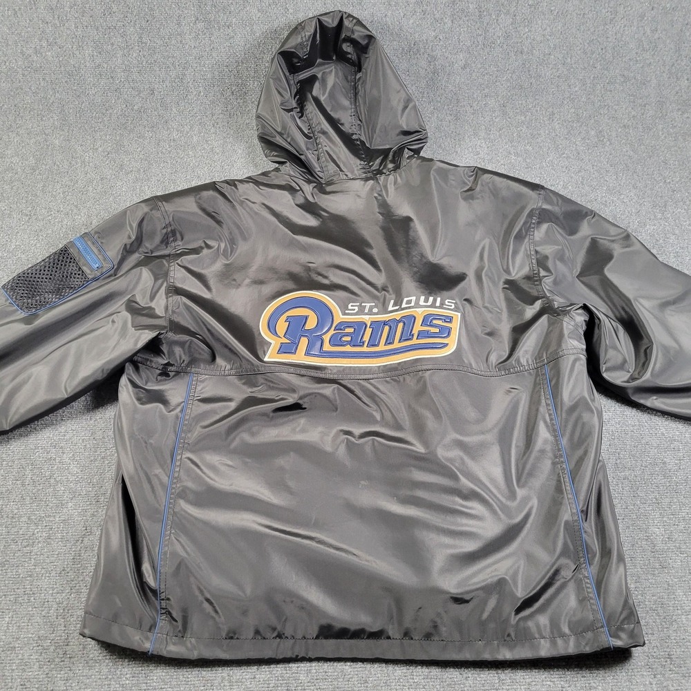 Vintage St. Louis Rams Jacket Mens‎ 2XL NFL Football Fleece Lined Game Day 90s - Picture 3 of 16